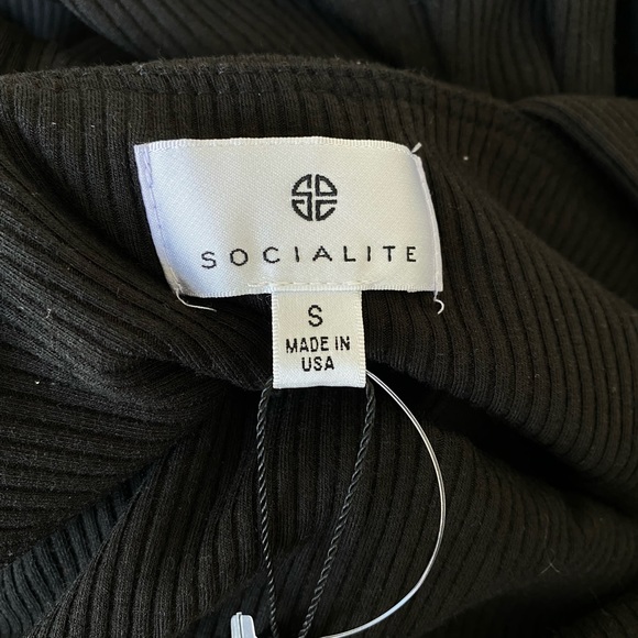 Socialite Sleeveless High Slit Sheath Dress SZ S - Picture 4 of 6